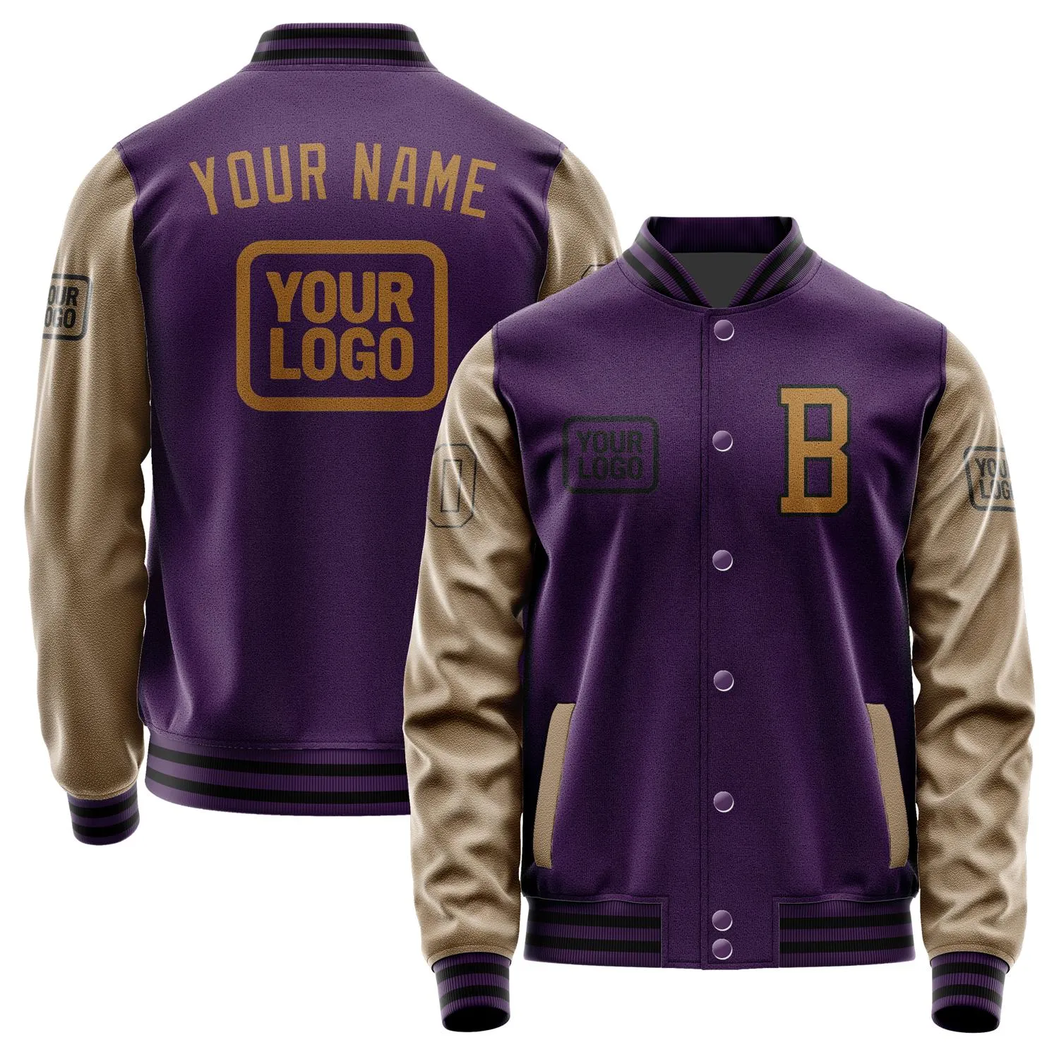 Custom Purple Khaki Jacket sold by Tailorly