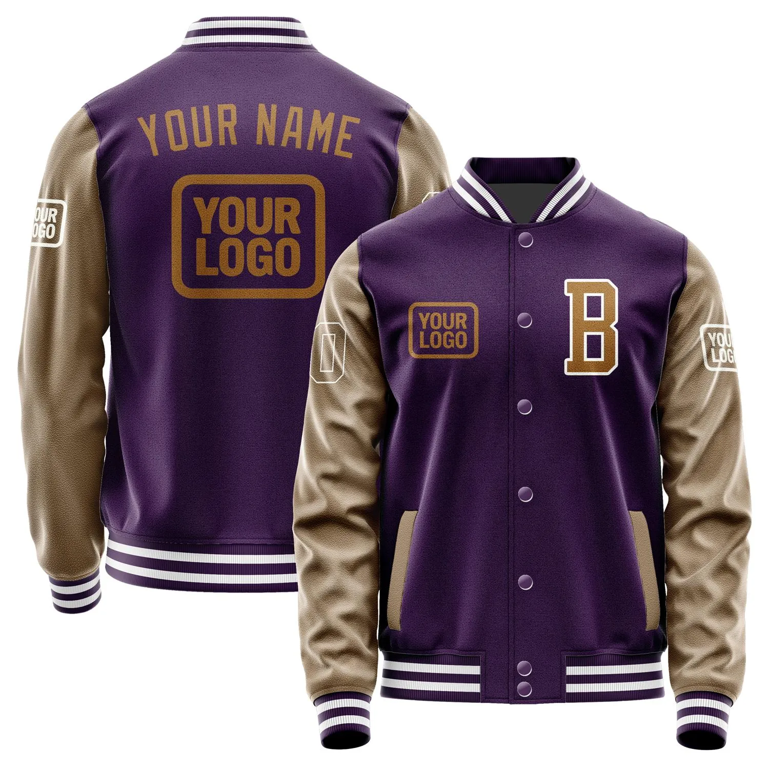 Custom Purple Khaki Jacket sold by Tailorly