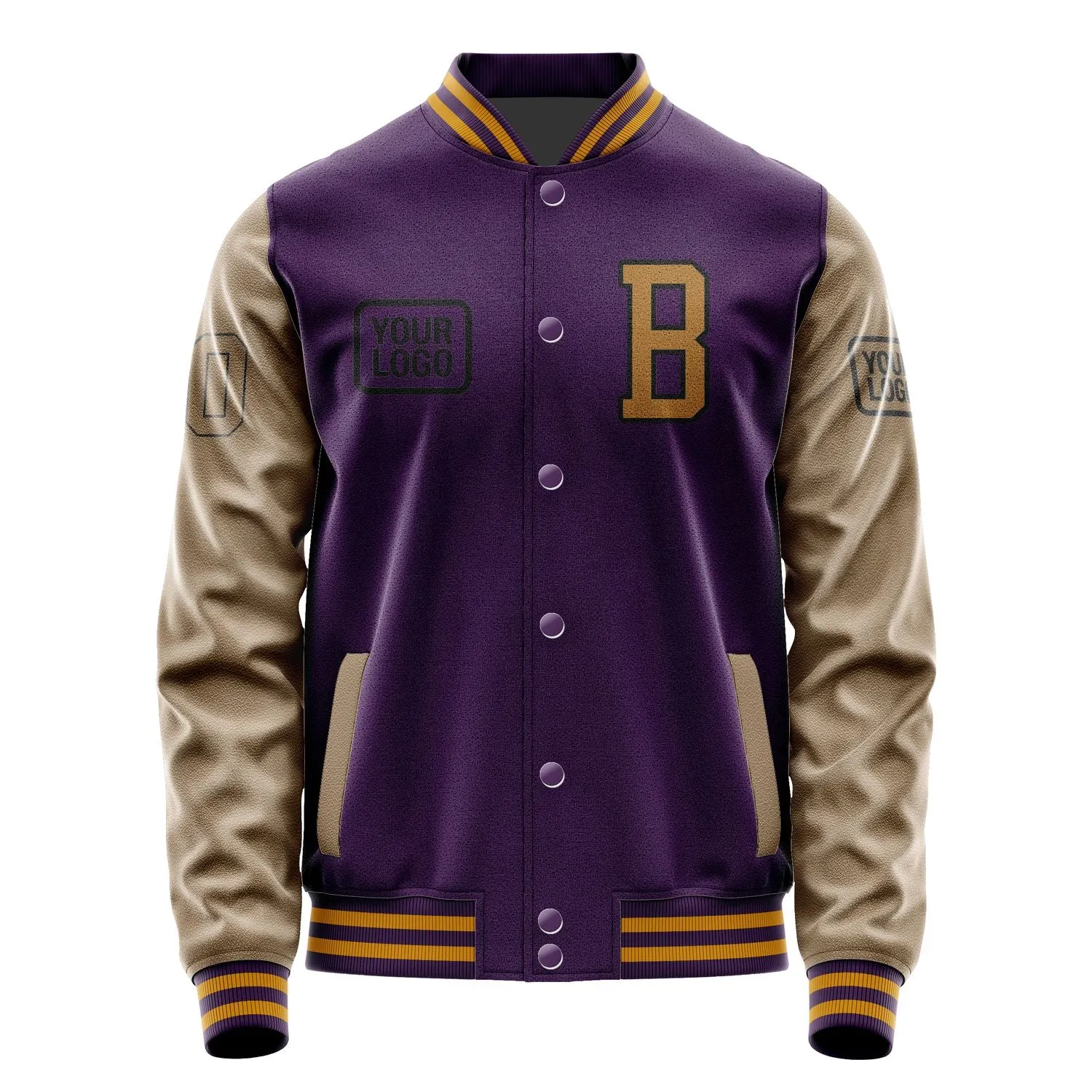Custom Purple Khaki Jacket sold by Tailorly product image thumbnail 2