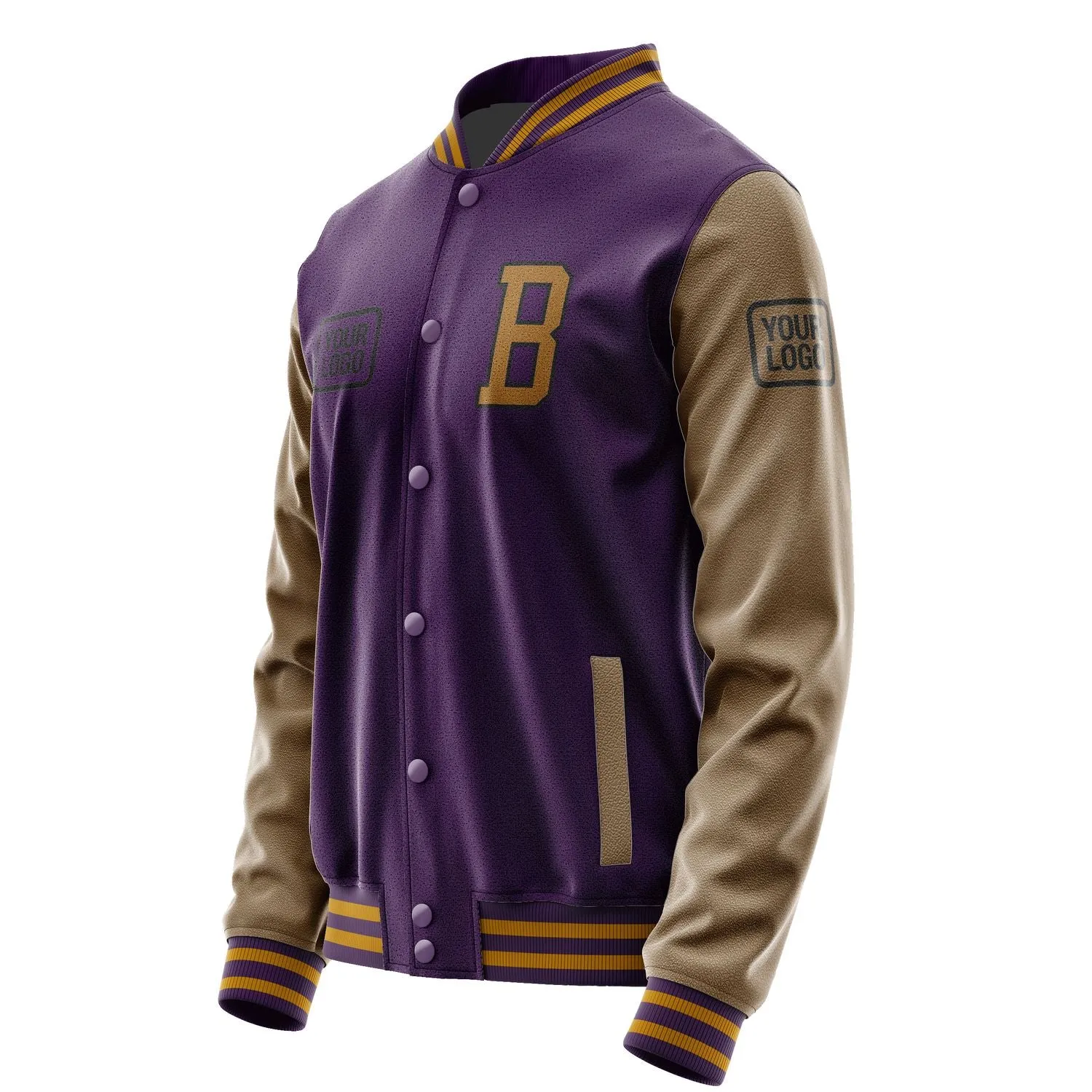 Custom Purple Khaki Jacket sold by Tailorly product image thumbnail 3