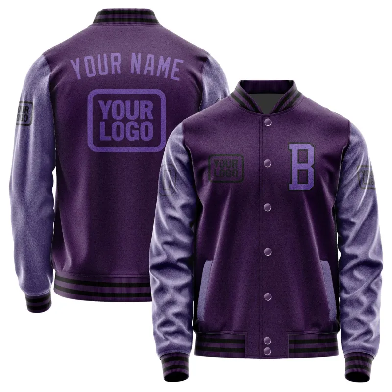 Custom Purple Light Purple Jacket sold by Tailorly