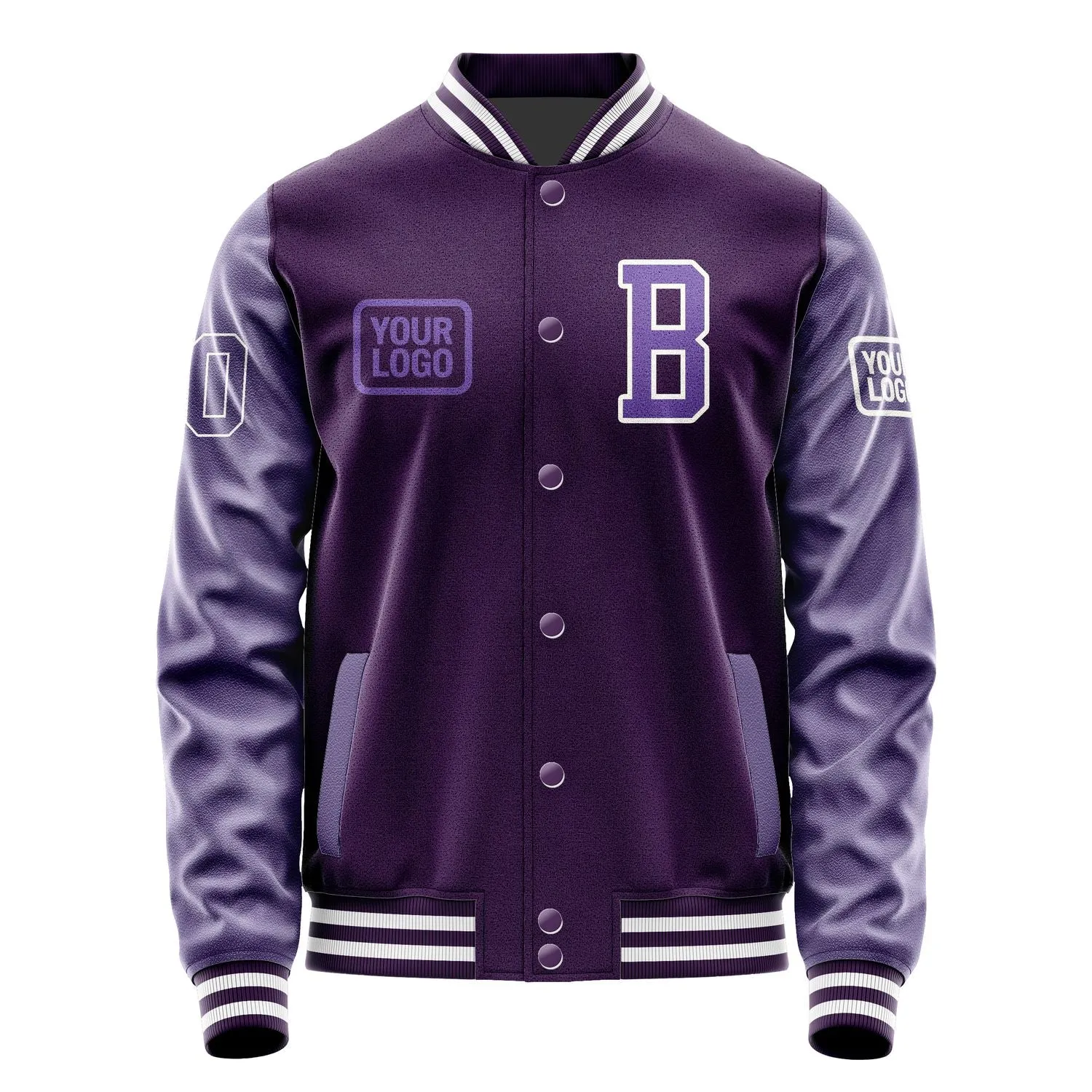 Custom Purple Light Purple Jacket sold by Tailorly product image thumbnail 2