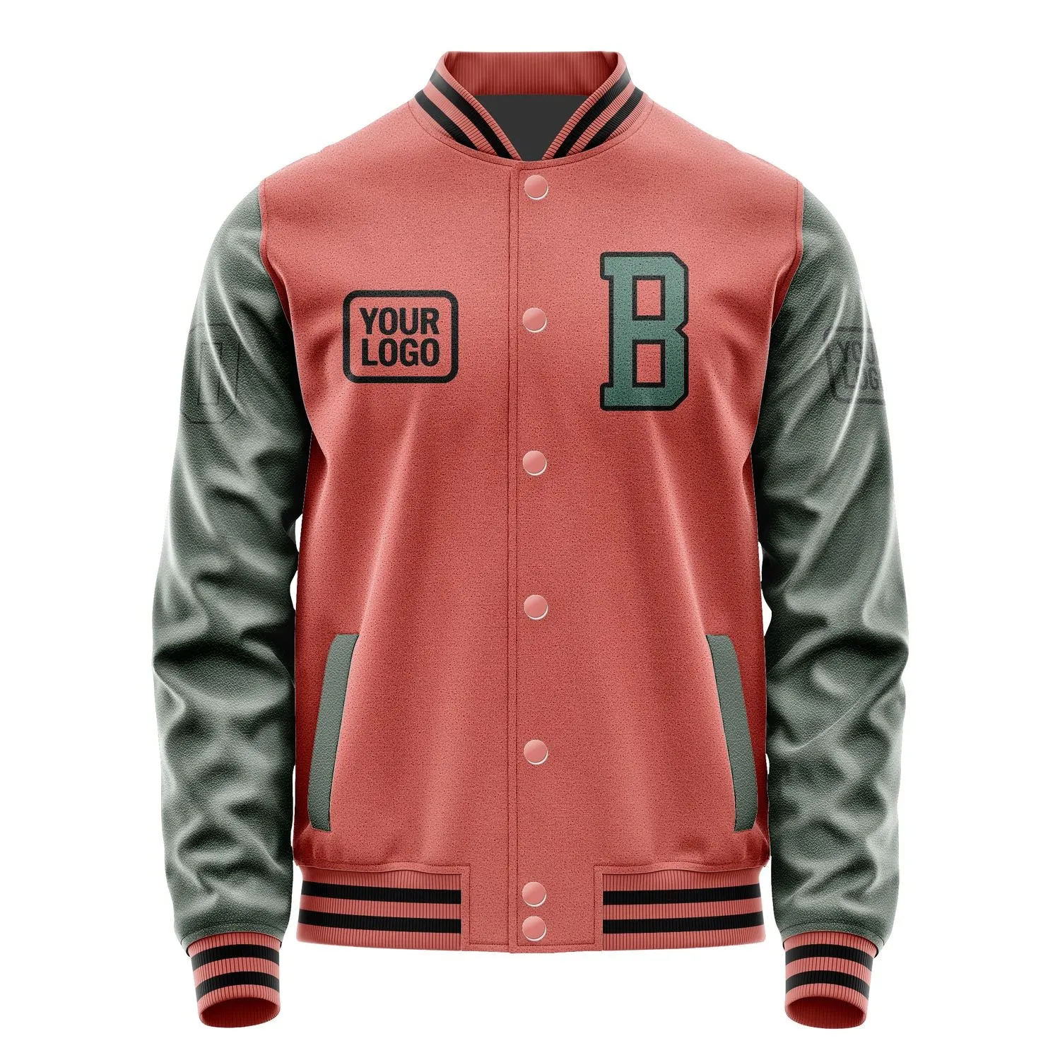 Custom Copper Rose Blue Green Jacket sold by Tailorly product image thumbnail 2
