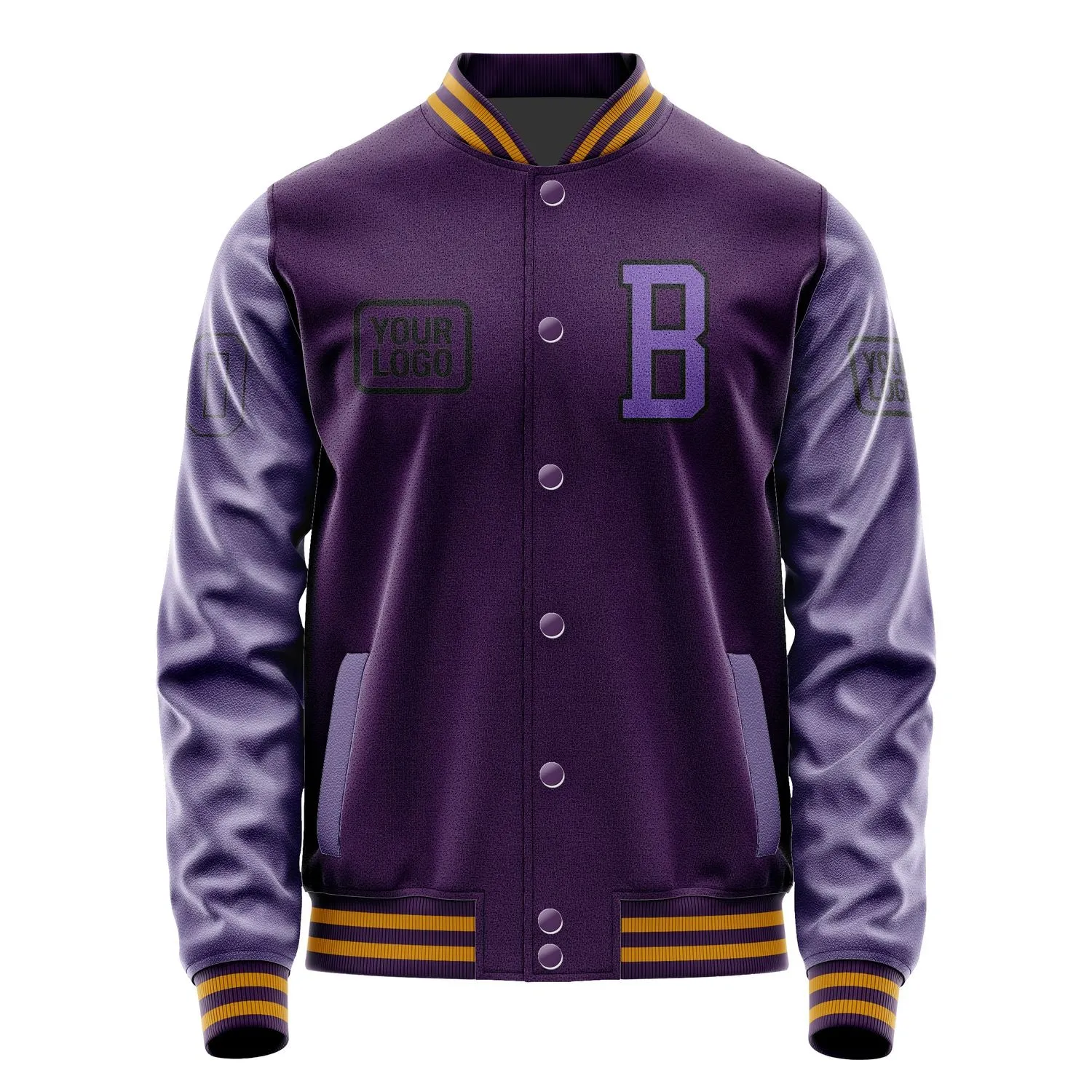 Custom Purple Light Purple Jacket sold by Tailorly product image thumbnail 2