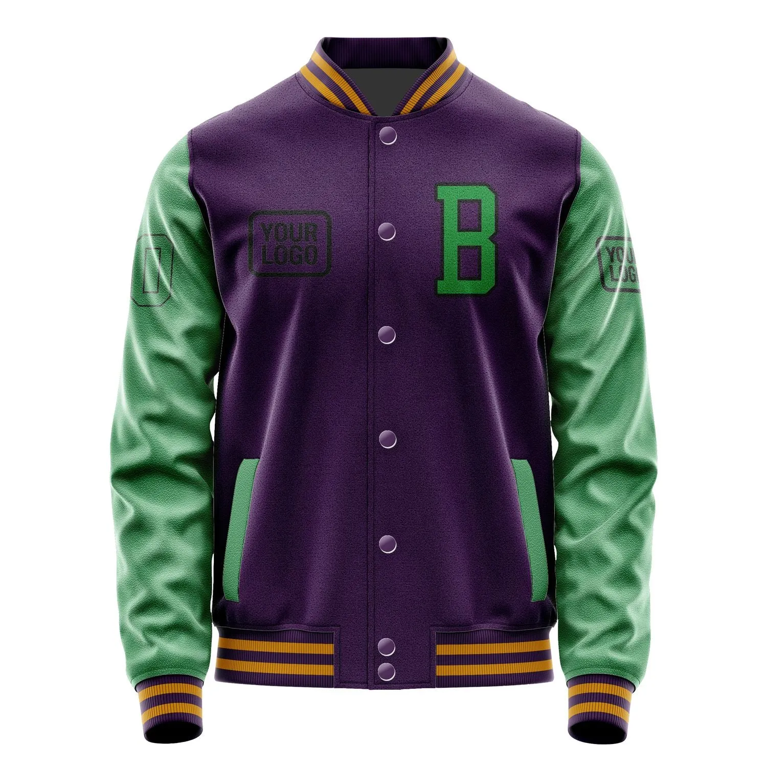 Custom Purple Emerald Green Jacket sold by Tailorly product image thumbnail 2