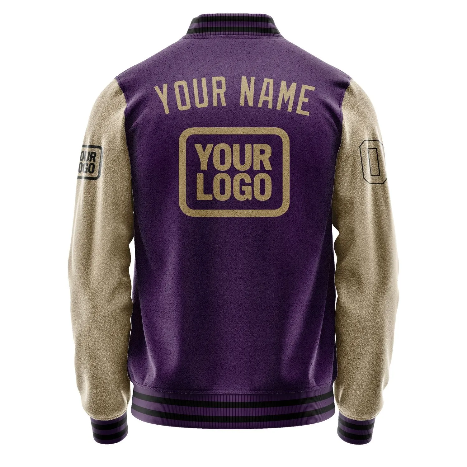 Custom Purple Light Khaki Jacket sold by Tailorly product image thumbnail 4
