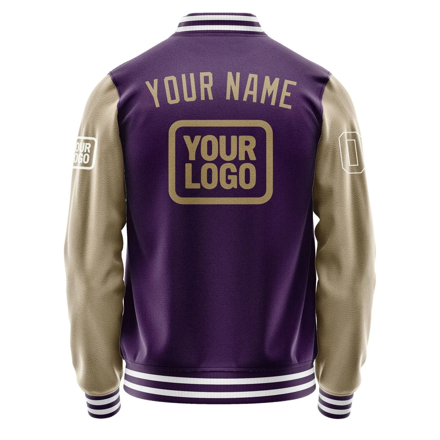 Custom Purple Light Khaki Jacket sold by Tailorly product image thumbnail 4