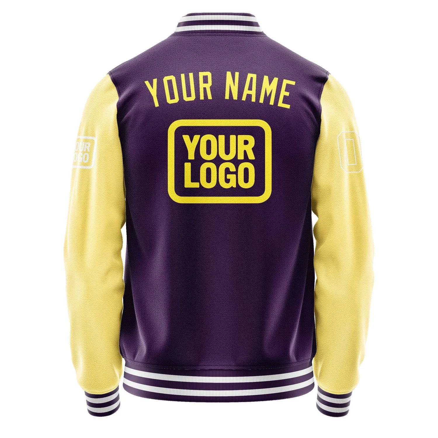 Custom Purple Light Yellow Jacket sold by Tailorly product image thumbnail 4