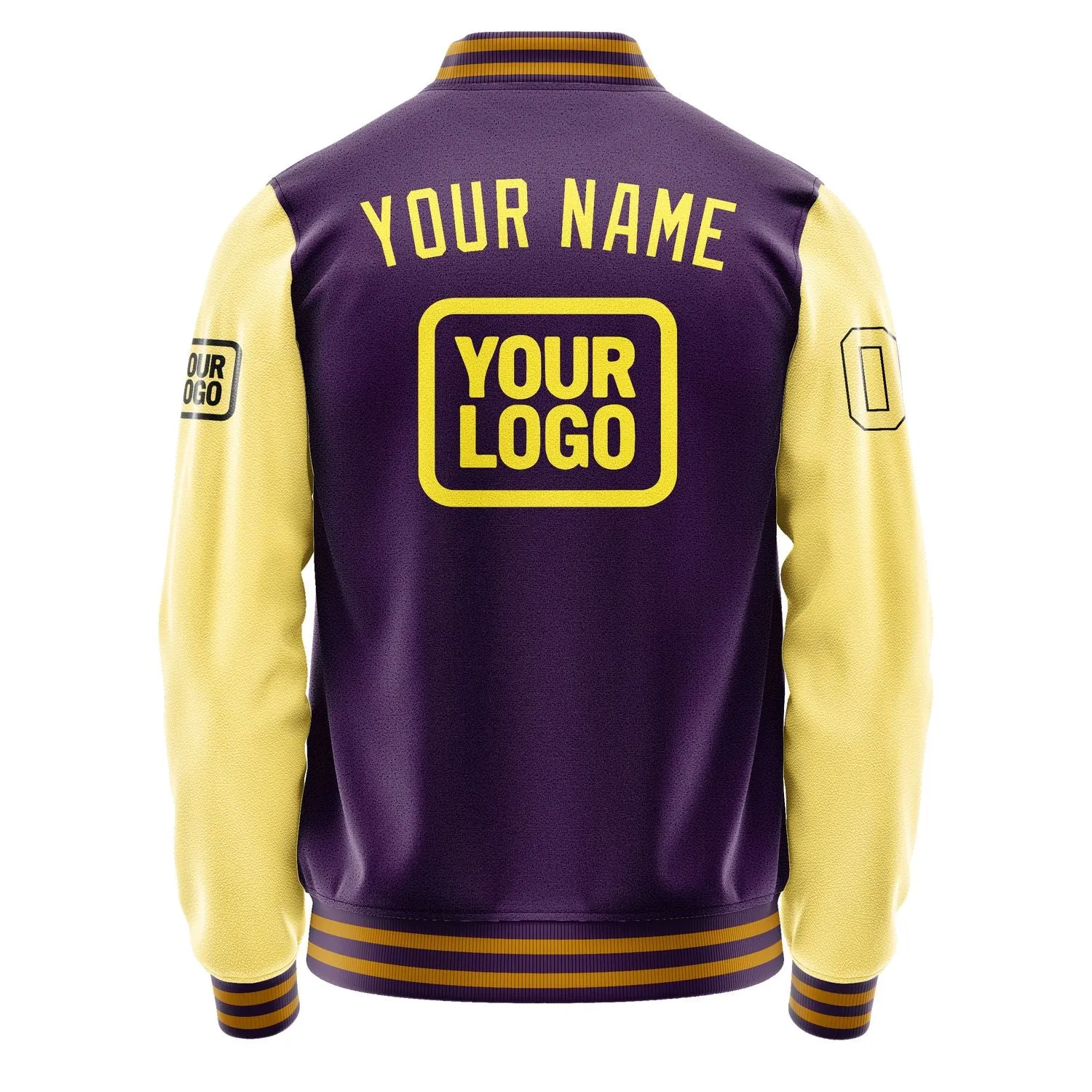 Custom Purple Light Yellow Jacket sold by Tailorly product image thumbnail 4
