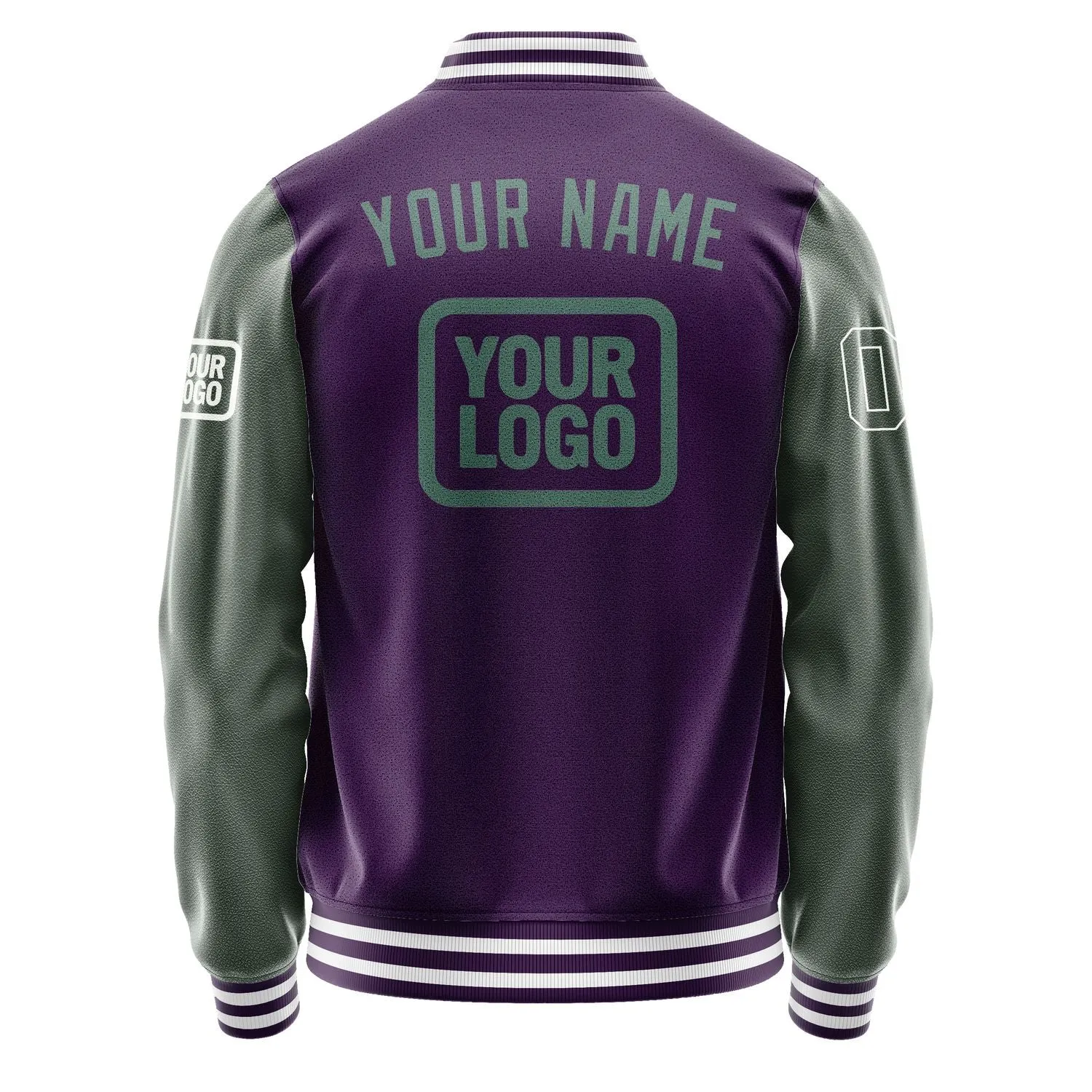 Custom Purple Blue Green Jacket sold by Tailorly product image thumbnail 4