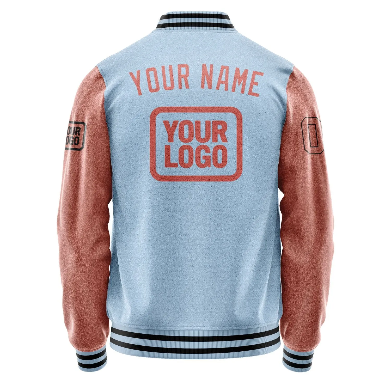 Custom Light Blue Copper Rose Jacket sold by Tailorly product image thumbnail 4
