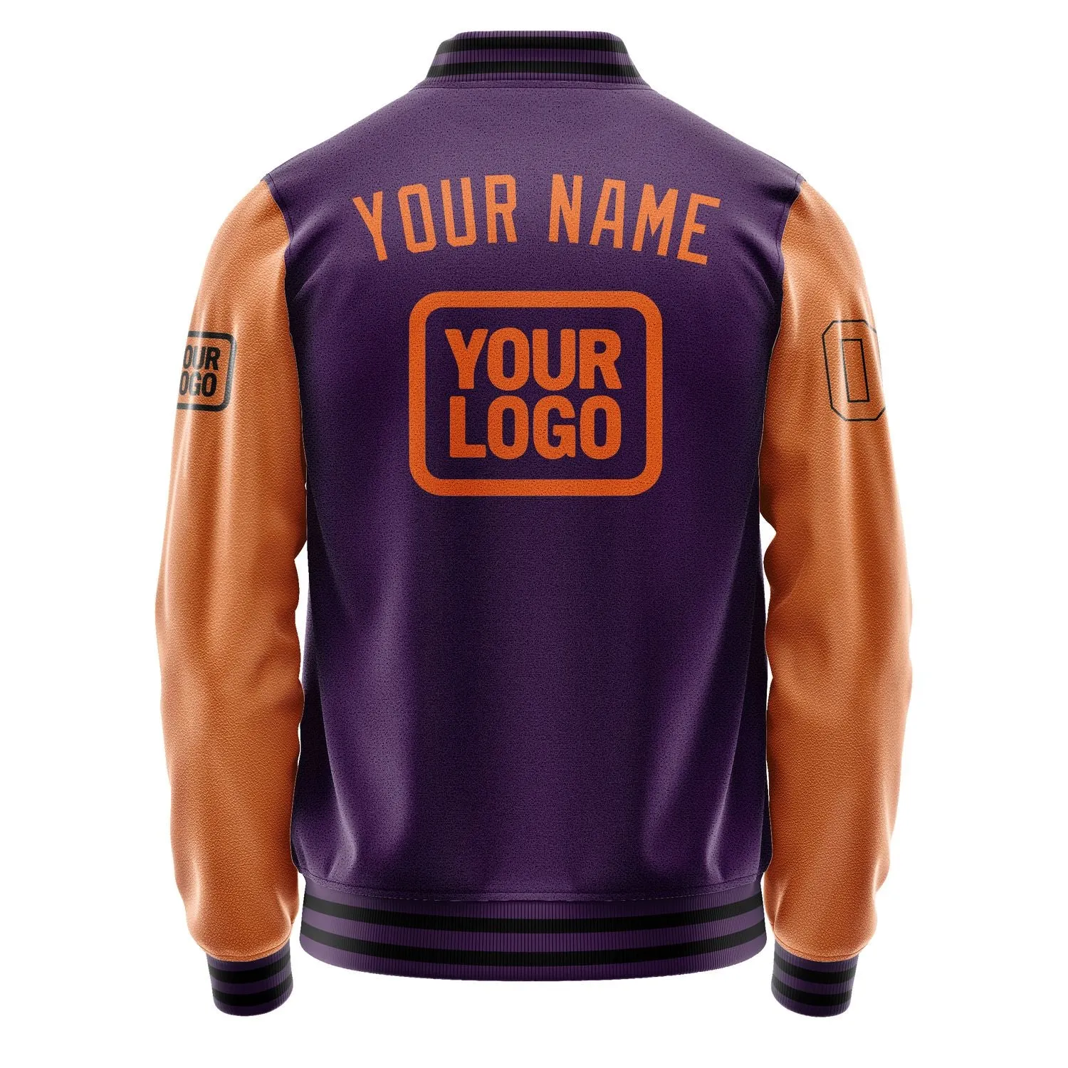 Custom Purple Orange Jacket sold by Tailorly product image thumbnail 4