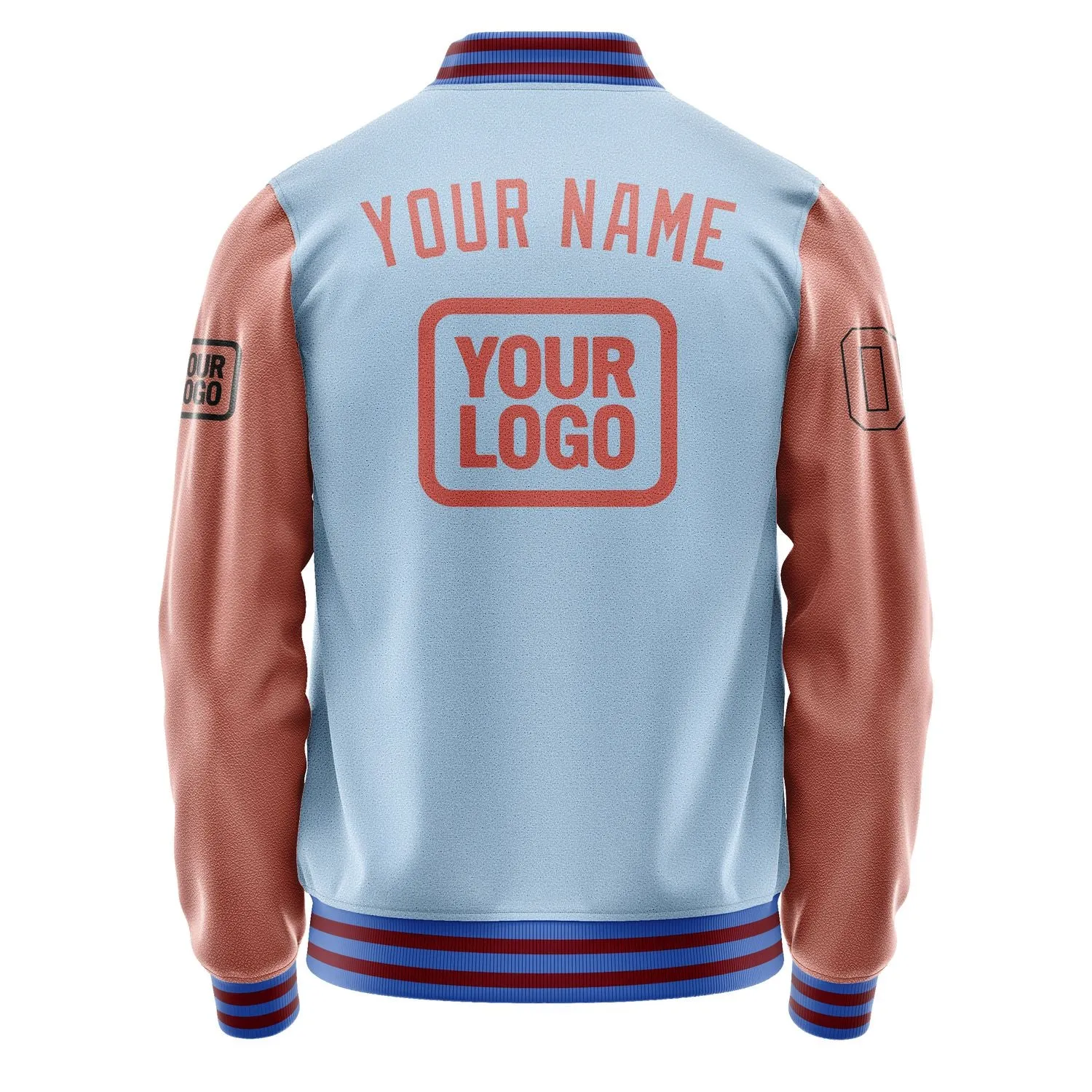 Custom Light Blue Copper Rose Jacket sold by Tailorly product image thumbnail 4