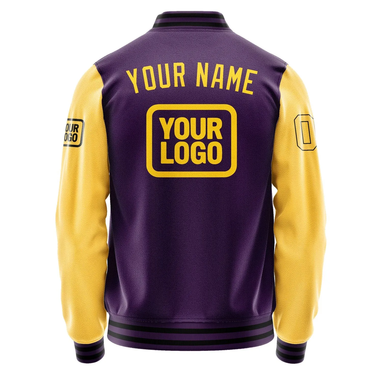 Custom Purple Gold Jacket sold by Tailorly product image thumbnail 4