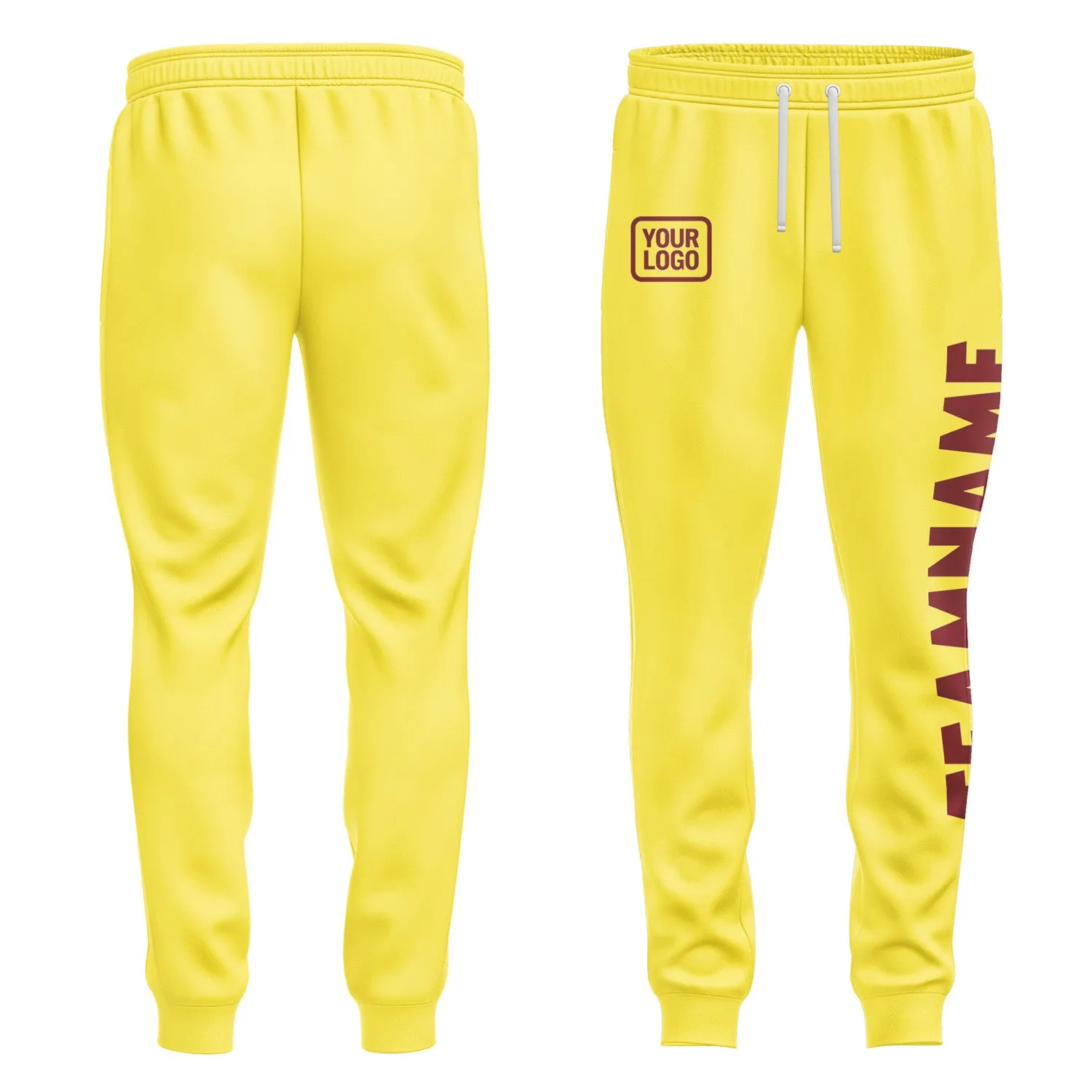 Custom Light Yellow Pants sold by Tailorly