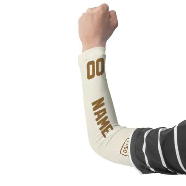 Custom Cream Khaki Arm Sleeve sold by Tailorly product image thumbnail 3