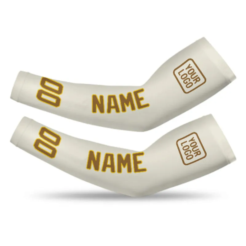 Custom Cream Khaki Arm Sleeve sold by Tailorly