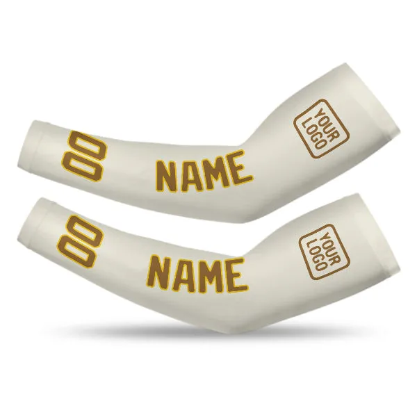 Custom Cream Khaki Arm Sleeve sold by Tailorly