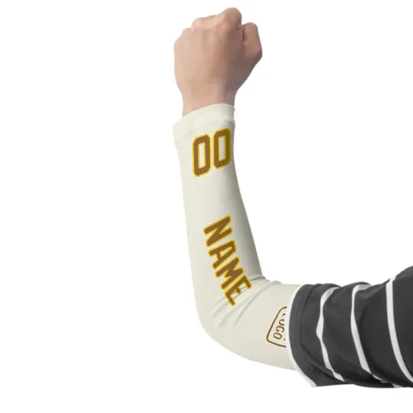 Custom Cream Khaki Arm Sleeve sold by Tailorly product image thumbnail 3