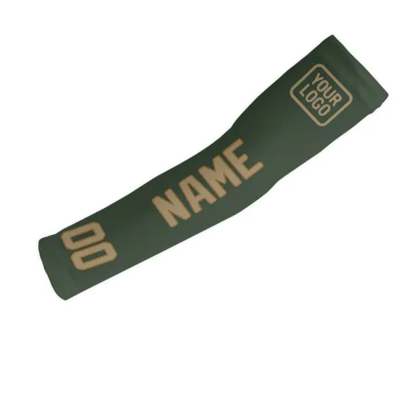 Custom Dark Green Light Khaki Arm Sleeve sold by Tailorly product image thumbnail 2