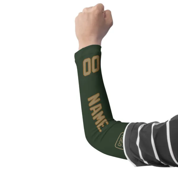 Custom Dark Green Light Khaki Arm Sleeve sold by Tailorly product image thumbnail 3