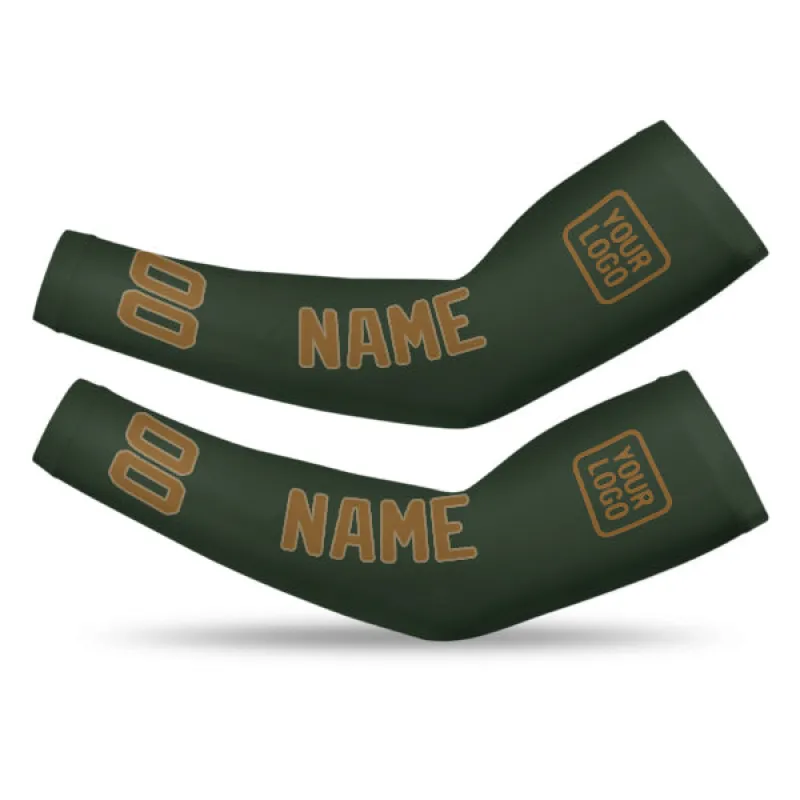 Custom Dark Green Khaki Arm Sleeve sold by Tailorly