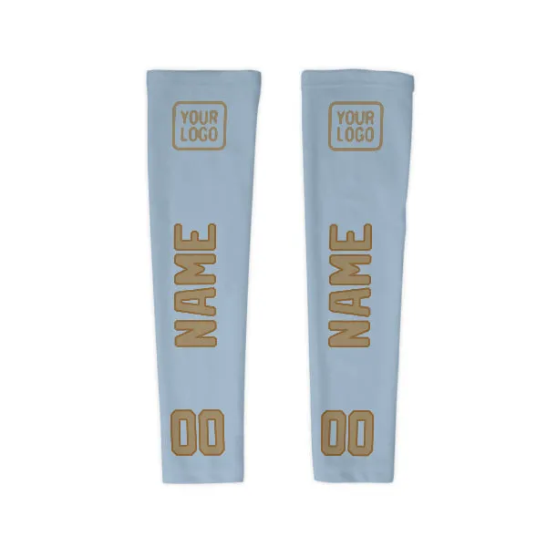 Custom Light Blue Light Khaki Arm Sleeve sold by Tailorly product image thumbnail 4