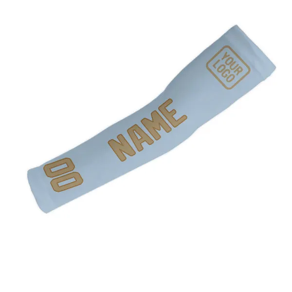 Custom Light Blue Light Khaki Arm Sleeve sold by Tailorly product image thumbnail 2