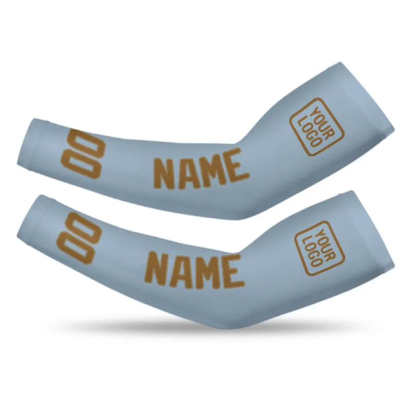 Custom Light Blue Khaki Arm Sleeve made by Tailorly