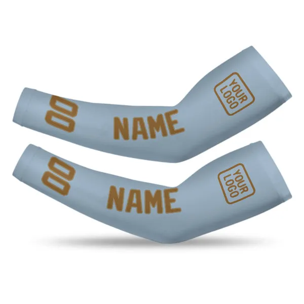 Custom Light Blue Khaki Arm Sleeve sold by Tailorly