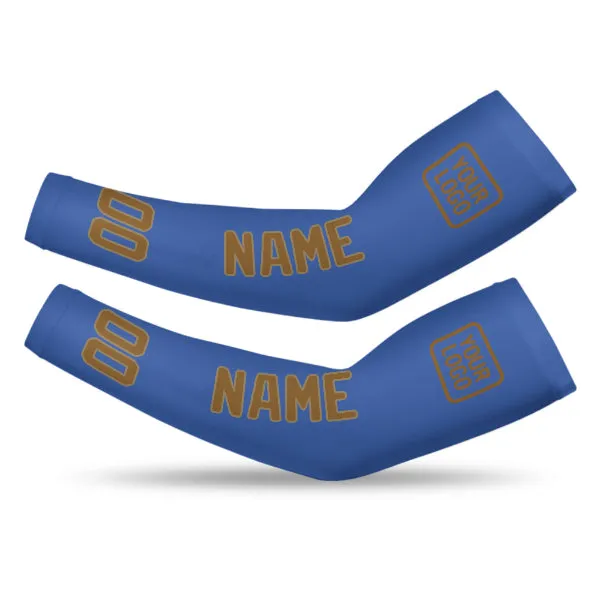 Custom Sky Blue Khaki Arm Sleeve sold by Tailorly