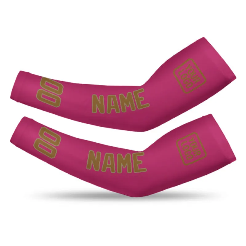 Custom Pink Khaki Arm Sleeve made by Tailorly