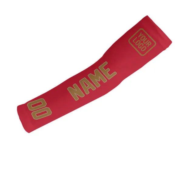 Custom Red Khaki Arm Sleeve sold by Tailorly product image thumbnail 2