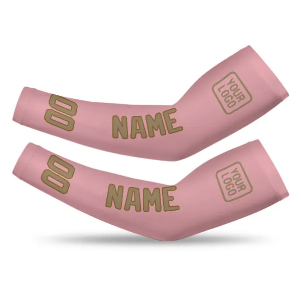 Custom Light Pink Light Khaki Arm Sleeve sold by Tailorly