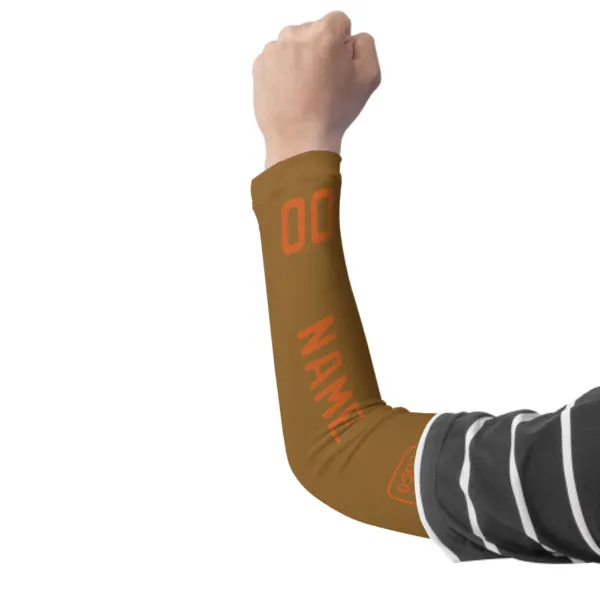 Custom Khaki Orange Arm Sleeve sold by Tailorly product image thumbnail 3