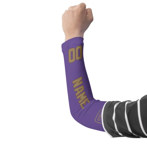 Custom Light Purple Light Khaki Arm Sleeve sold by Tailorly product image thumbnail 3