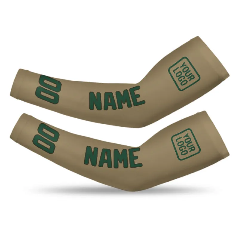 Custom Light Khaki Green Arm Sleeve made by Tailorly