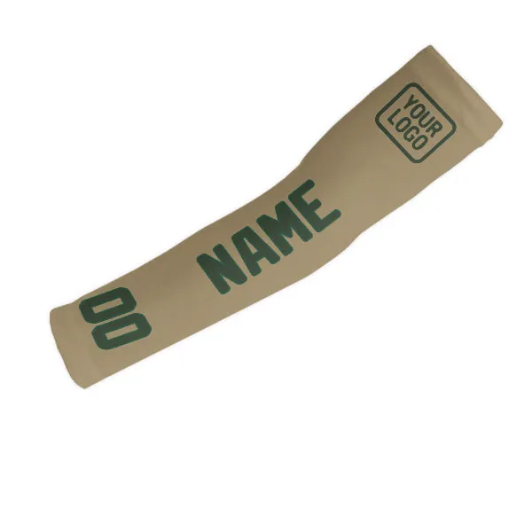 Custom Light Khaki Dark Green Arm Sleeve sold by Tailorly product image thumbnail 2