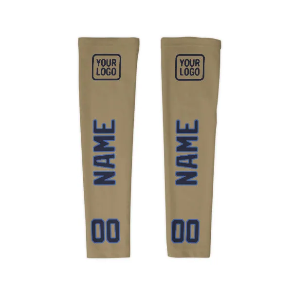 Custom Light Khaki Navy Arm Sleeve sold by Tailorly product image thumbnail 4