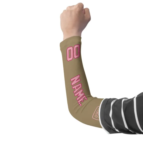 Custom Light Khaki Light Pink Arm Sleeve sold by Tailorly product image thumbnail 3