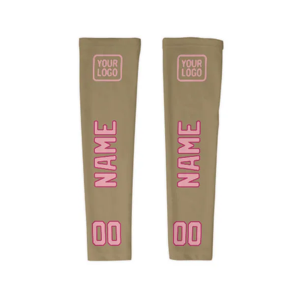 Custom Light Khaki Light Pink Arm Sleeve sold by Tailorly product image thumbnail 4