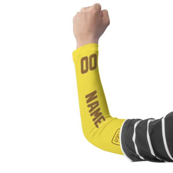 Custom Light Yellow Khaki Arm Sleeve sold by Tailorly product image thumbnail 3