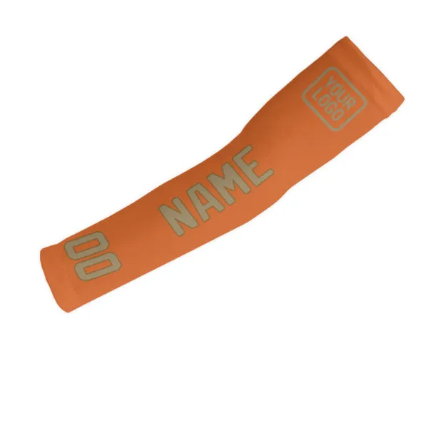 Custom Orange Light Khaki Arm Sleeve sold by Tailorly product image thumbnail 2