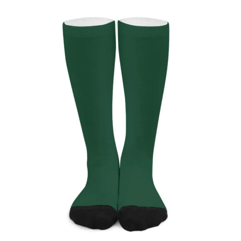 Custom Green Green Knee-High Sock sold by Tailorly