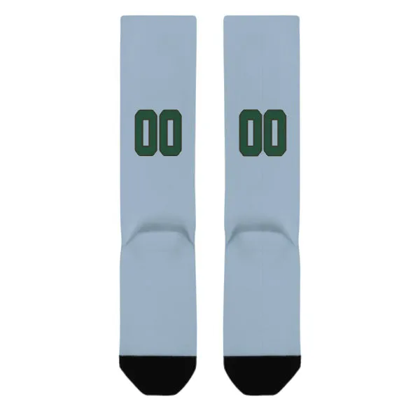 Custom Light Blue Green Knee-High Sock sold by Tailorly product image thumbnail 3