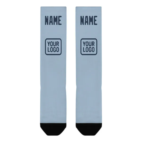Custom Light Blue Blue Knee-High Sock sold by Tailorly product image thumbnail 2