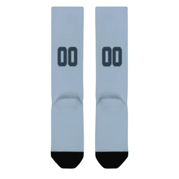 Custom Light Blue Blue Knee-High Sock sold by Tailorly product image thumbnail 3