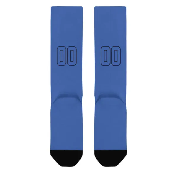 Custom Sky Blue Sky Blue Knee-High Sock sold by Tailorly product image thumbnail 3