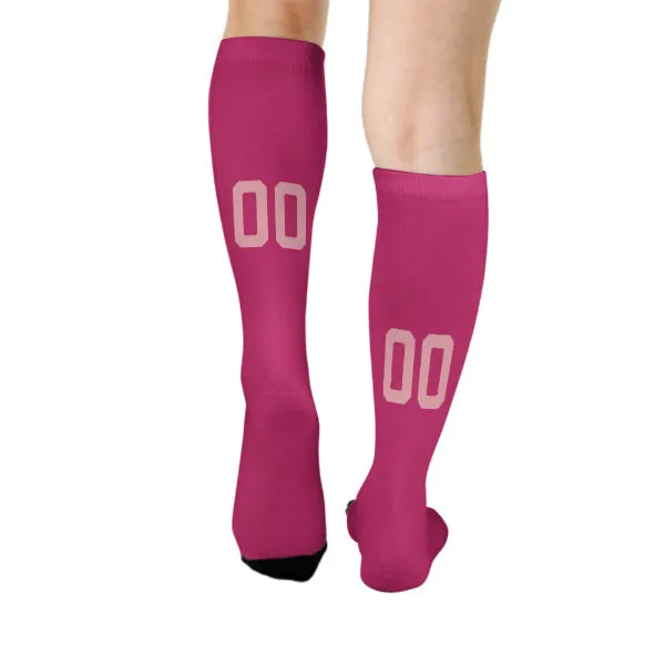 Custom Pink Light Pink Knee-High Sock sold by Tailorly product image thumbnail 4