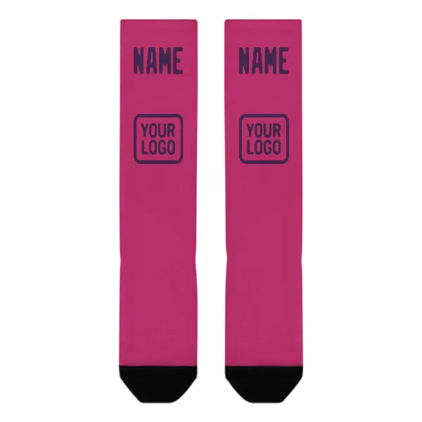 Custom Pink Purple Knee-High Sock sold by Tailorly product image thumbnail 2